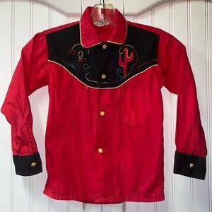 60s Tom Thumb Western Shirt 8 Vintage